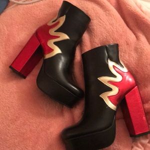 Flame Booties